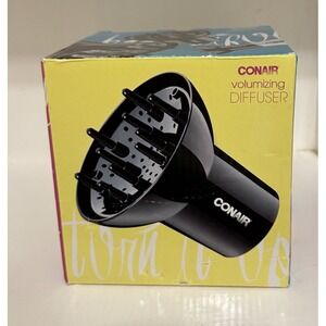 Conair Volumizing Diffuser Hair Dryer Attachment Frizz Free Curls New Open Box